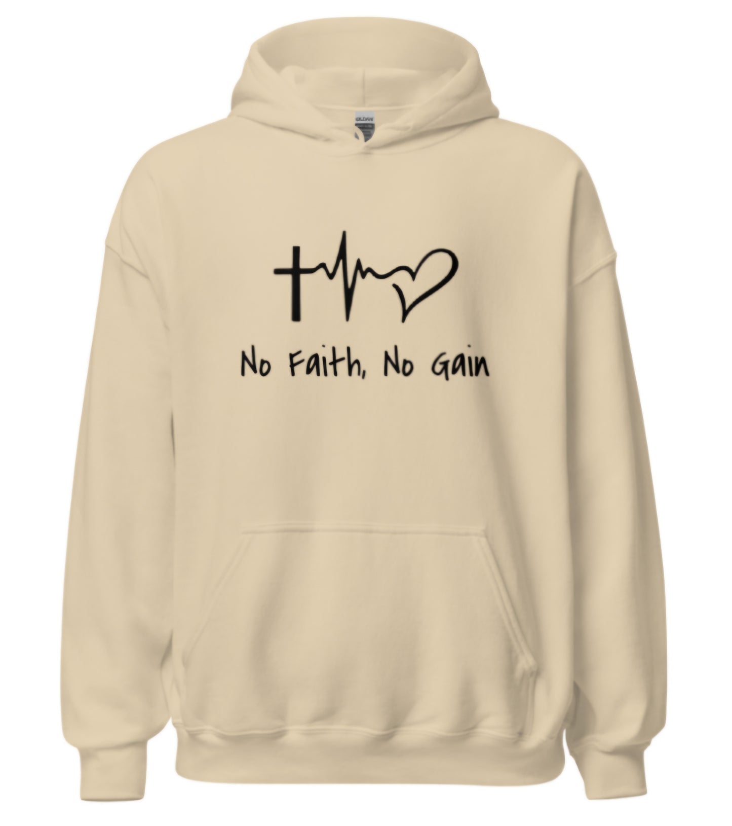 Faith=Gain Unisex Hoodie